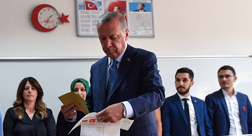 أردوغان يحصل على الأغلبية في الانتخابات الرئاسية