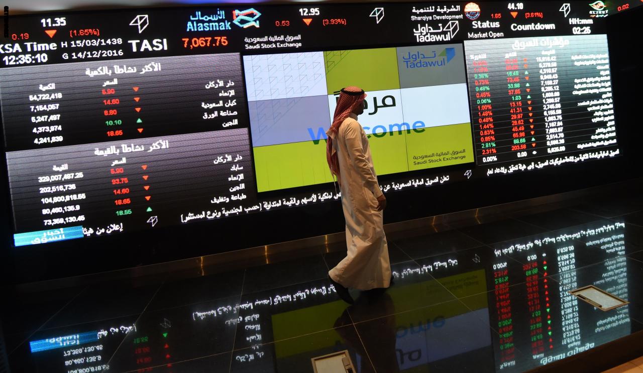 هبوط مؤشر البورصة السعودية وفقدان مكتسبات 2018