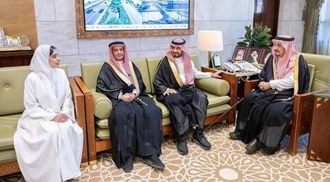 أمير منطقة الرياض يستقبل رئيس الجامعة العربية المفتوحة