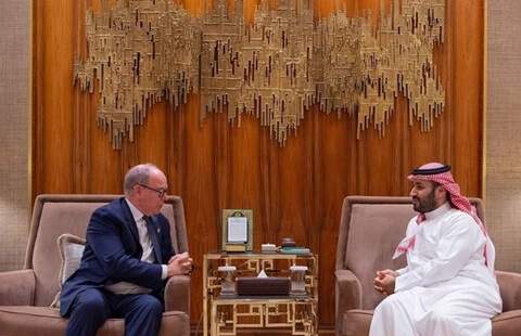 لقاء بين ولي العهد السعودي وأمير موناكو لتعزيز العلاقات الثنائية