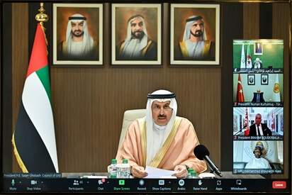 مشاركة دولة الإمارات في الاجتماع الطارئ الافتراضي للمجالس الأعضاء في منظمة التعاون الإسلامي