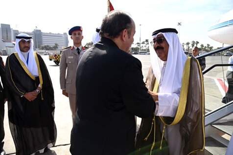 ممثل أمير الكويت وولي العهد يحضران قمة السلام في القاهرة