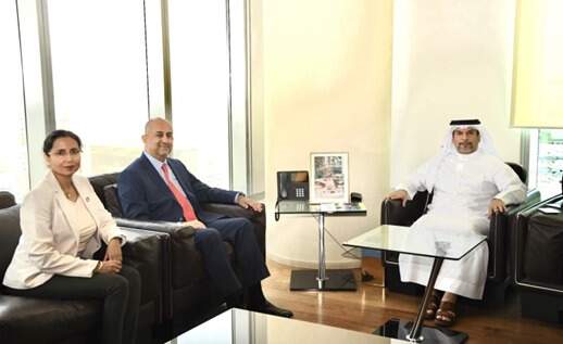 وزير النفط يناقش التعاون مع منسق الأمم المتحدة في البحرين