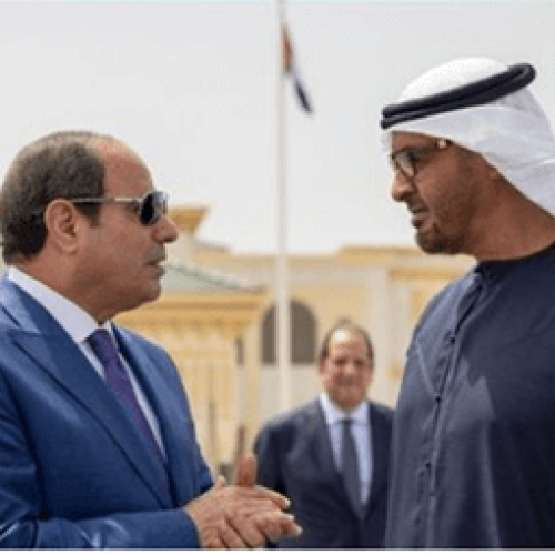 الرئيس المصري يغادر الإمارات بعد زيارة استغرقت يومين