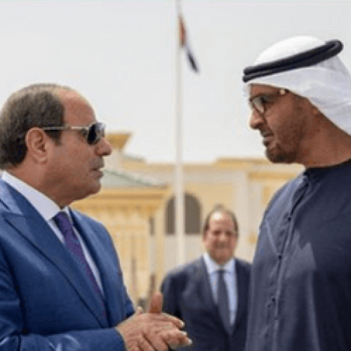 الرئيس المصري يودع الإمارات بعد زيارة رسمية استمرت يومين
