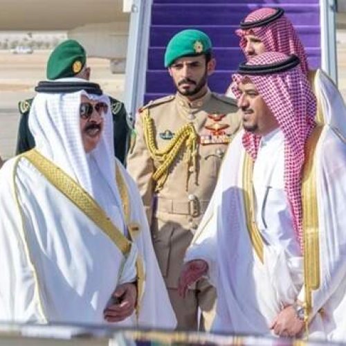 جلالة الملك يصل إلى المملكة العربية السعودية
