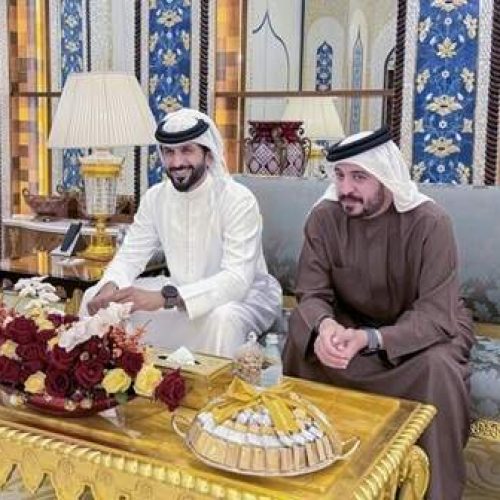 جلالة الملك يلتقي سمو نائب رئيس دولة الإمارات العربية المتحدة