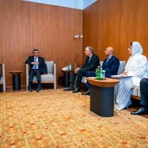 عبدالله بن زايد يلتقي ممثلي المنظمات اليهودية على هامش اجتماعات الجمعية العامة للأمم المتحدة