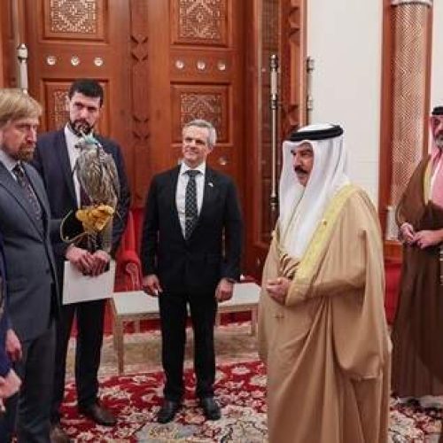 لقاء جلالة الملك مع وفد روسي