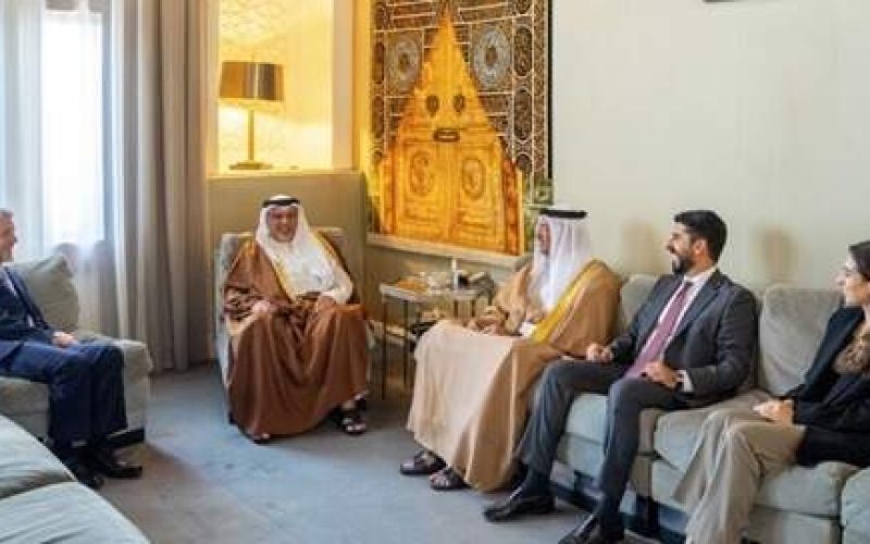 سمو نائب الملك يلتقي مع سفير المملكة المتحدة الجديد في مملكة البحرين