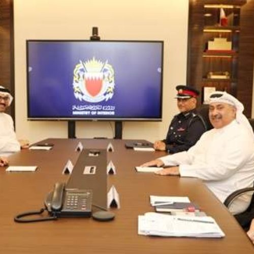 وكيل وزارة الداخلية يجتمع مع رئيس المؤسسة الوطنية لحقوق الإنسان