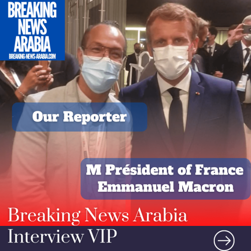 Short interviews/مقابلات قصيرة M Le Président of France Emmanuel Macron