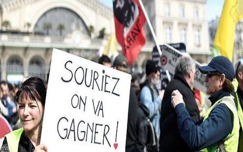 5600 متظاهر في الأسبوع العشرين لاحتجاجات “السترات الصفراء” في فرنسا